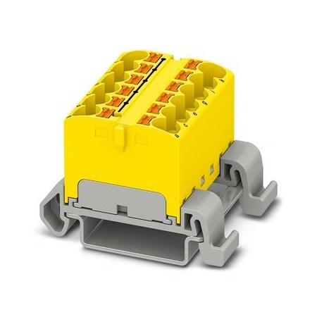 Phoenix Contact PTFIX 12X4-NS35A YE Distribution block 3273686