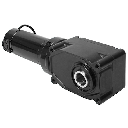 Bodine Electric Model, PMDC Right Angle Gearmotor, 24 VDC, 1/3 HP, 120:1 Gear Ratio 21 RPM 3044