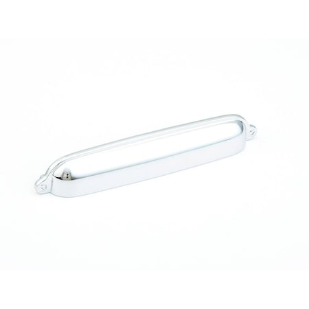 Schaub 6in Center to Center Country Cup Pull Polished Chrome Finish 744-26