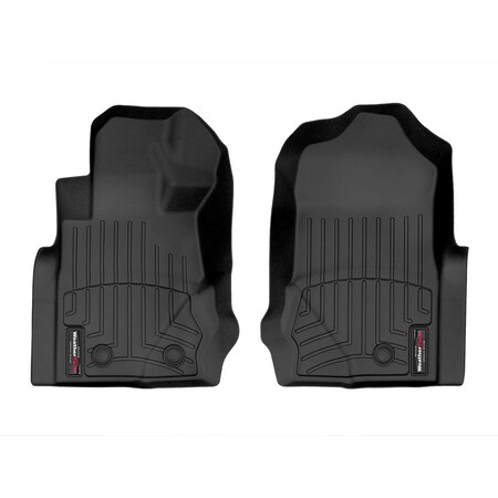 Weathertech Black, Front FloorLiner for Vinyl Floors 4417021V