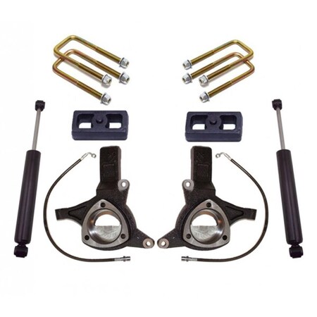 Maxtrac Suspension Rear Shocks Blocks & U-Bolts MXT901740