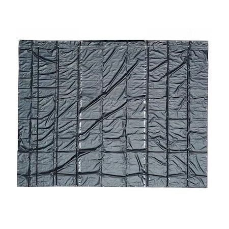 Mytee Products Airbag/Parachute Fabric Heavy Duty 14oz Steel Tarp 16ft x 27ft - Black STT-AB