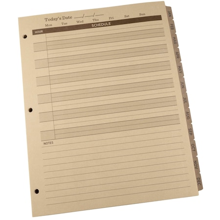 Rite In The Rain Daily Calendar Set, 8.5 in x 11 in 9260D-MX