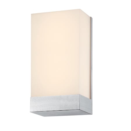 Westinghouse Tiernan 1-Light, 15W LED Indoor Wall Fixture, Color Temp Selection, Brushed Nickel, Frosted Acrylic 6135600