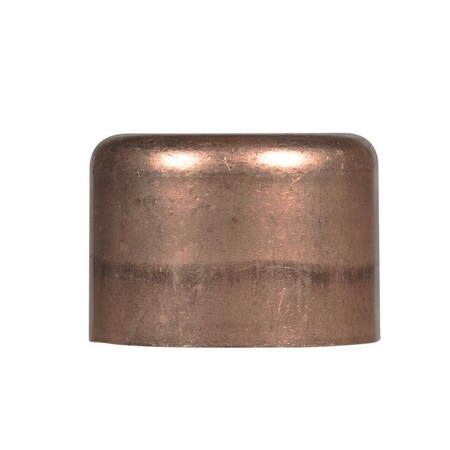 Nibco 1-1/2 in. Sweat X 1-1/2 in. D Cap Copper Cap, 10PK CP-W01875T