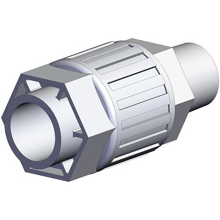 Smc High Purity Tube Fitting, Adapter, PFA LQ3H5B-MN