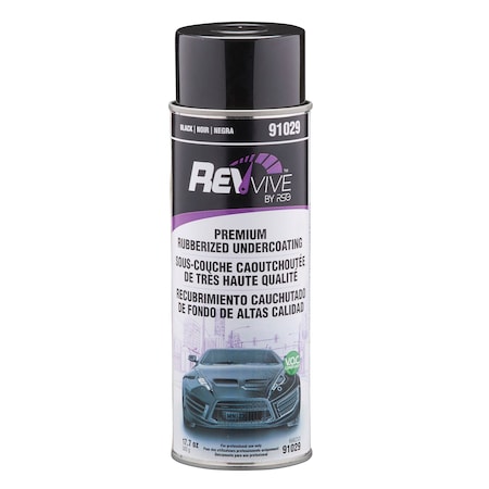 Norton Revive Products Premium Black Rubberized Undercoating, 17.7 oz, 60 to 120 min Curing 66623391029