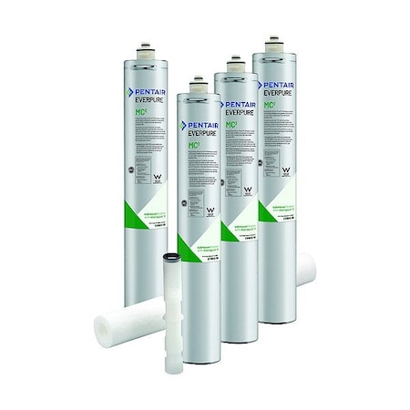 Pentair Everpure WaterFilterCartridgeKit, 6.7gpm, Carbon EV962828