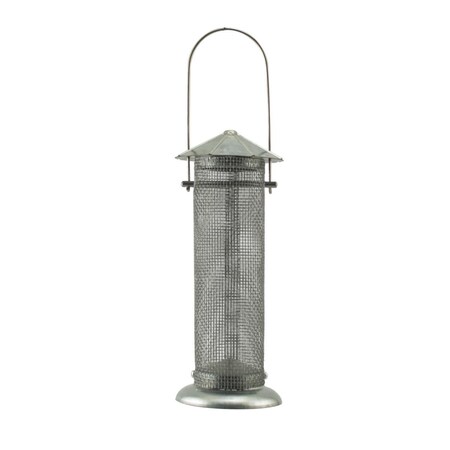 Rooterhincha 3.8 x 3.8 x 9.5 in. Galvanized Silo Thistle Feeder RO1867884