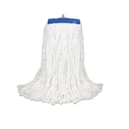Bsl Rayon Lay Flat Mop Head with Plastic Male Connector 24 oz - 1 Pack 5354-1