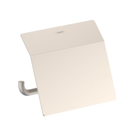 Hansgrohe AddStoris Toilet Paper Holder with Cover in Brushed Nickel 41753820
