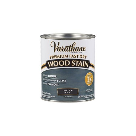 Rust-Oleum Varathane Worn Navy Premium Fast Dry Wood Stain, 2PK 297428