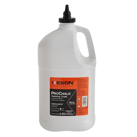 Keson Marking Chalk, Black, Permanent, 5 lb PM105BLACK