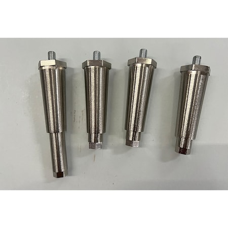 K9 Kennel Store Stainless Steel Quick N Clean Adjustable Replacement Leg Set Of 2 SSQNCAL