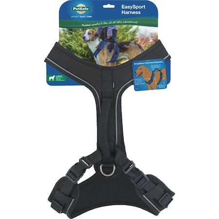 Petsafe EasySport Large Black Dog Harness ESPH-L-BLK