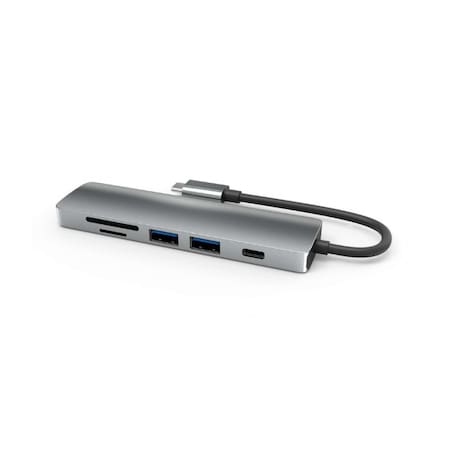 Sanoxy 6 in 1 USB-C Hub Type-C to HDMI + 2x USB3.0 + PD + TF + SD Adapter SANOXY-HUB1