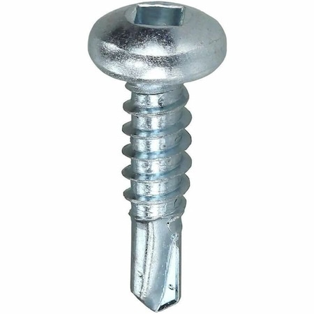 Dottie Self Drilling Screw Kit, Zinc Plated Finish, Carbon Steel, Pan Head Square Drive TK100DD