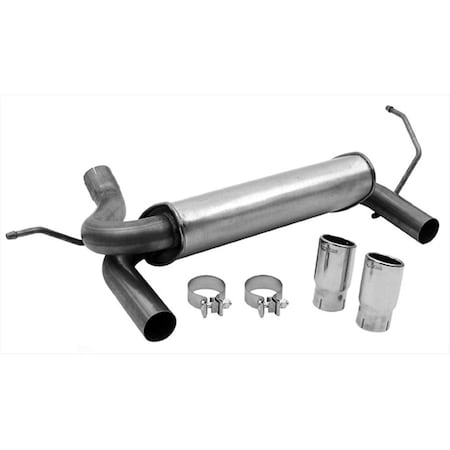 Dynomax 39510 Super Turbo Muffler Cat Back Dual System D22-39510