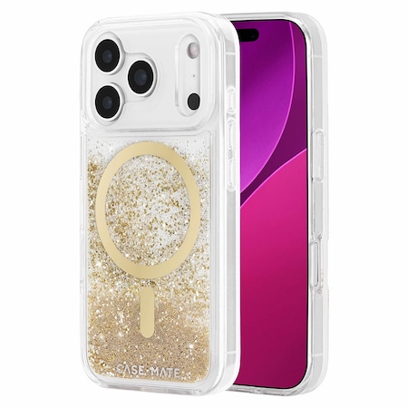 Case-Mate Waterfall Magsafe Case For Apple Iphone 17 Pro - Gold CM057304