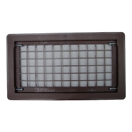 Bestvents Foundation Vent, 1514 in W, Polypropylene, Brown 510BR