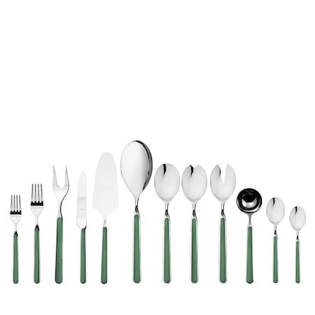 Mepra Fantasia Flatware Set - 67 Pieces - Green 10V622067