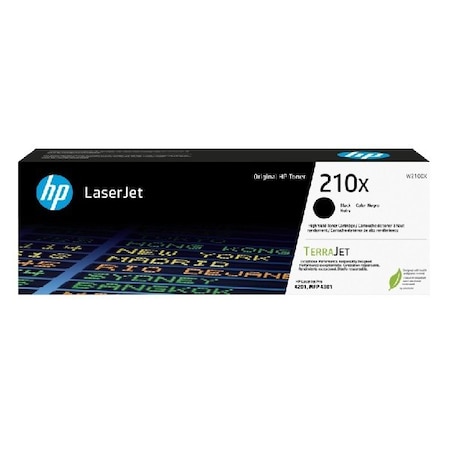 Hp 210X (W2100X) Black LaserJet Toner Cartridge (7,500 Yield) W2100X