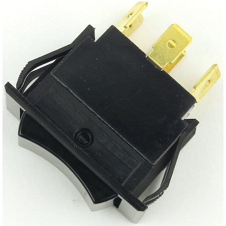 Jandorf Rocker Switch, 10/15 A, 125/250 V, DPDT, Tab Terminal 61100