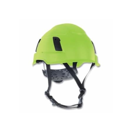 Jackson Safety XS2-500 Series Type 2+ Safety Helmet, 6-point Suspension, Non-Vented, Hi-Vis Green 138-22106