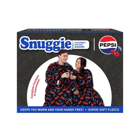 Snuggie Pepsi Cherry Blanket Polyster 1 pk SNA60004