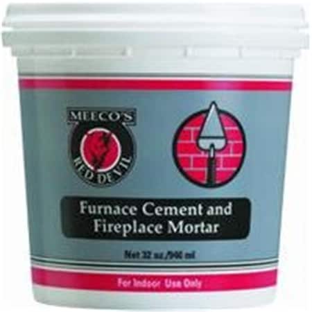 Meeco Mfg Furnace Cement & Mortar Quart - Gray ME600998