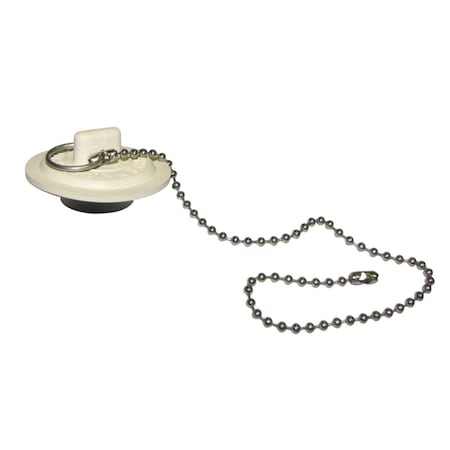 Sticky Situation 1.37 in. Basin Stopper  White ST2185486