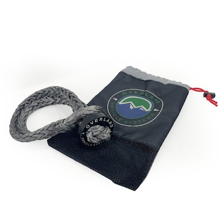 Overland Vcl Shackle, 5/8 Inch Diameter Rope With 6 Inch Diameter Loop; Rated To 44,500 Pounds; With Collar; 19159919