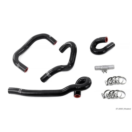 Hps Performance Silicone Heater Hose Kit 1995-1998 Nissan Skyline GTR R33 RB26DETT BCNR33, Black,  57-2093-BLK