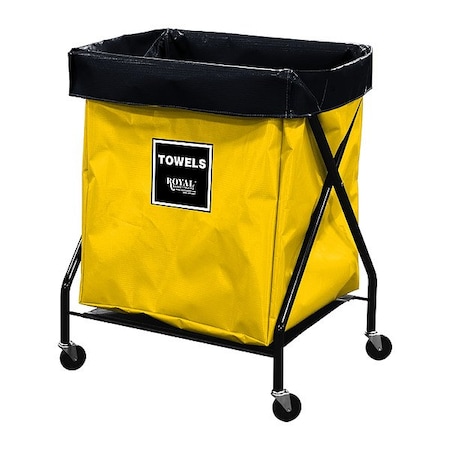 Royal Basket Trucks X-Frame Hamper, 150 lb Capac., 22" L G06-YYX-XTA-3ONN