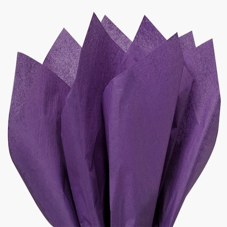 Nashville Wraps Purple Color Tissue Paper, 20x30, 24 Soft Fold Sheets, 24PK CTQPU