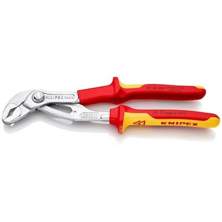 Knipex 10in Cobra Water Pump Pliers-1000V Insulated 87 26 250