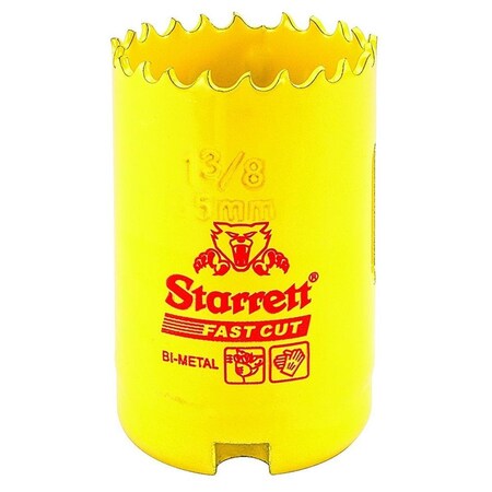 Starrett FCH0138G HSS Fastcut Holesaw, 1.62 in. 681-00493