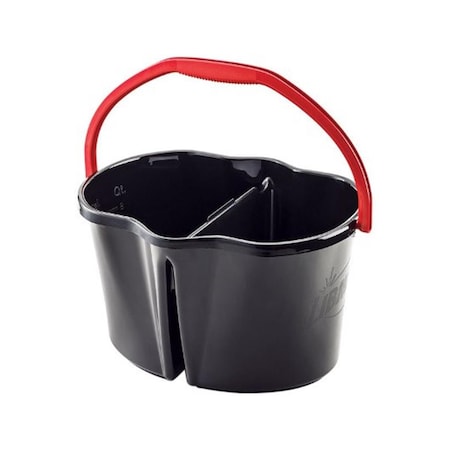 Swivel 1055 4 gal Pro Clean & Rinse Mop Bucket  Black - pack of 3, 3PK SW154455