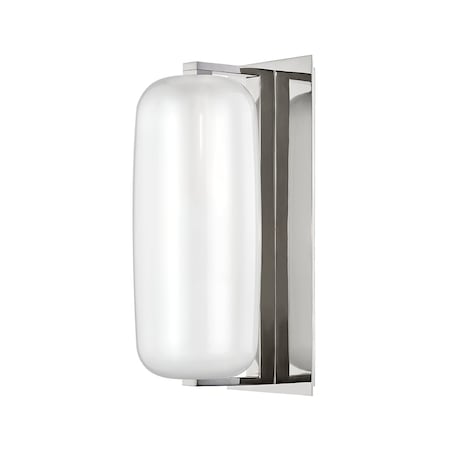 Hudson Valley Lighting Pebble 1 Light Wall Sconce 6 In. Polished Nickel 3471-PN