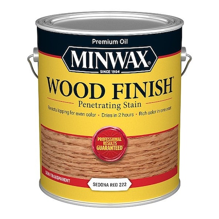 Minwax Wood Stain, 1 gal, Sedona Red 710430000