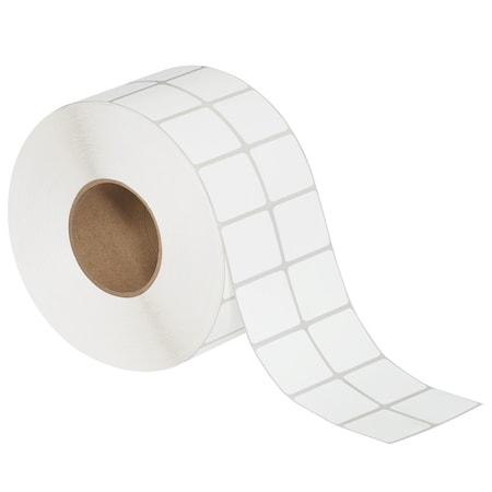 Tape Logic 2 x 2in 2- Up White Thermal Transfer Labels THL615