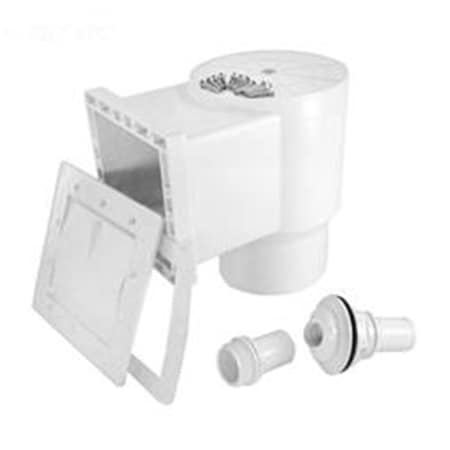 Powerhouse Flo-Pro Ii Skimmer Long Throat Deluxe Return, White PO972301