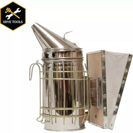 Harvest Lane Honey Stainless Steel Beekeeping Smoker SMK3-101
