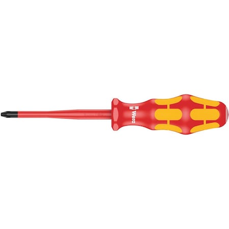 Wera 162 iS PH VDE Insulated screwdriver with reduced blade diameter for Phillips screws, PH 1 x 80 mm 5006450001