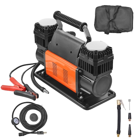 Vevor 10.6CFM Portable Tire Inflator Dual-Cylinder Air Compressor 12V 150PSI YD-127D