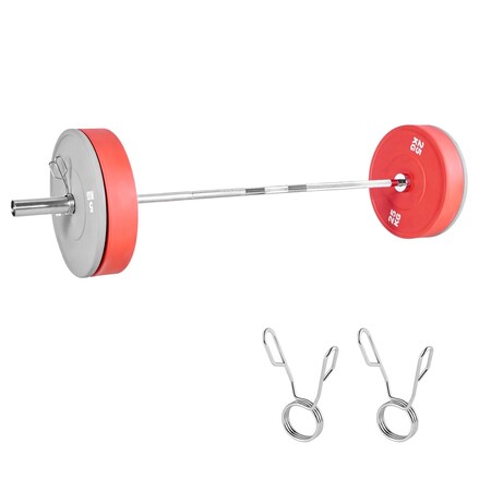 Vevor 4FT Chrome Barbell Lifting Bar for Gym Bench Workout Weight Lifting 16Lb OB-47