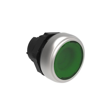 Lovato Illumin. Green Flush Push-Push, 10PK LPCQL103