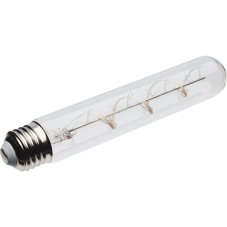 Satco Reminiscent 40W Equivalent Warm White T9 Gray Coil Filament Medium LED Decorative Light Bulb, 2PK S10522