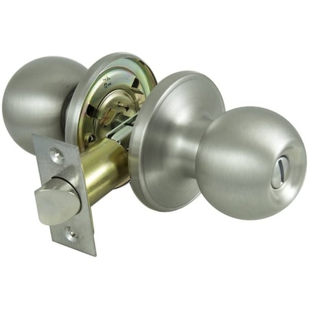 Prosource Privacy Lockset, Tubular Design, Stainless Steel T3610V-PS