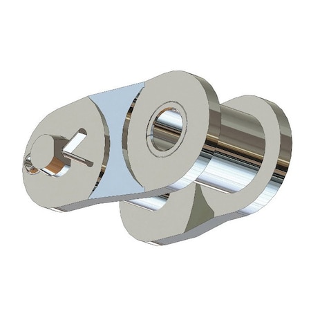 Senqcia Ultra-Max Single Strand Cottd Off Link, 50SS600 chain, 5/8 P, .2 Pin, 600 SS 50SS600UMOL